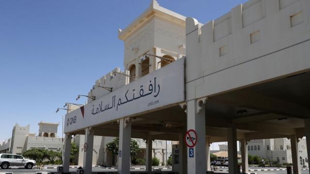 Погранпереход на границе Катара и Саудовской Аравии