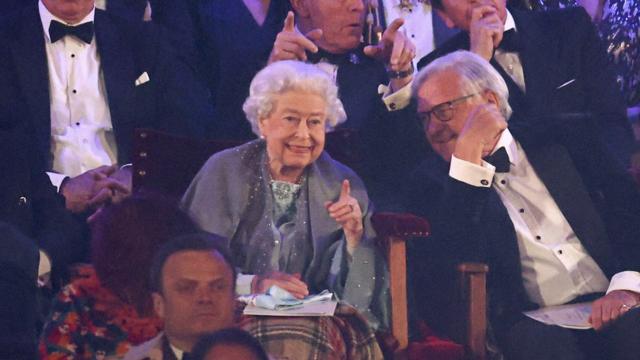 The Queen and the Countess of Wessex attended the 90-minute performance at the Royal Windsor Horse Show