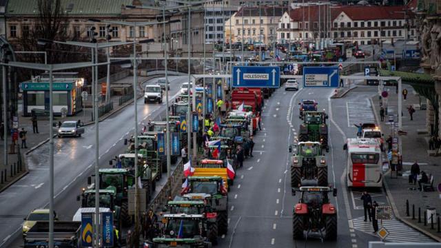 Тракторы в Праге
