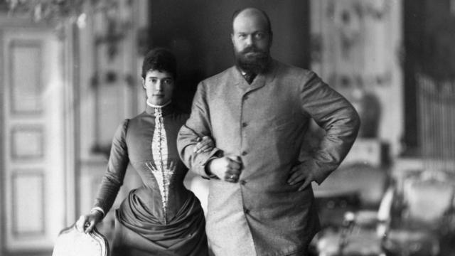 Александр III с супругой