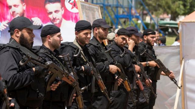 Бойцы службы безопасности ХАМАС