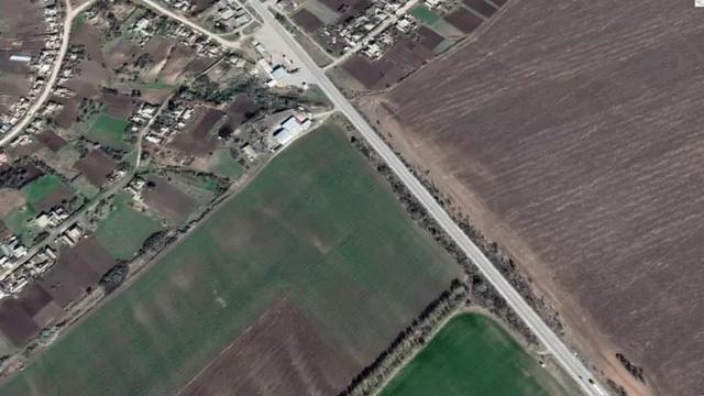 Спутниковая фотография окрестностей и окраин села