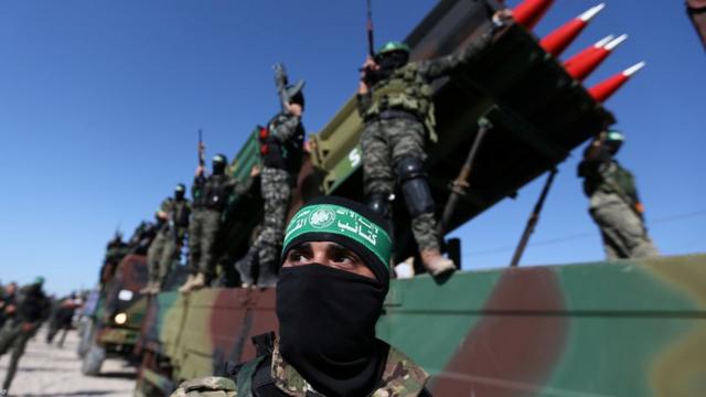 Военное крыло ХАМАС провело парады в Газе после перемирия, заключенного при посредничестве Египта