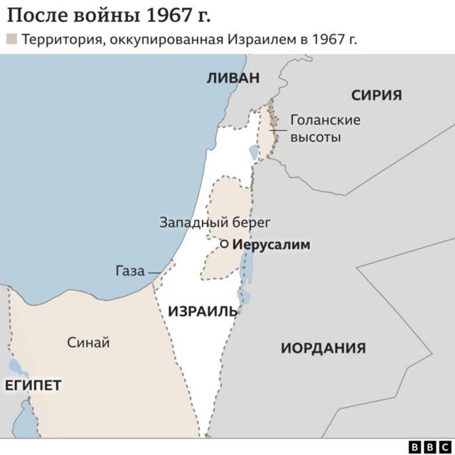 карта Израиля