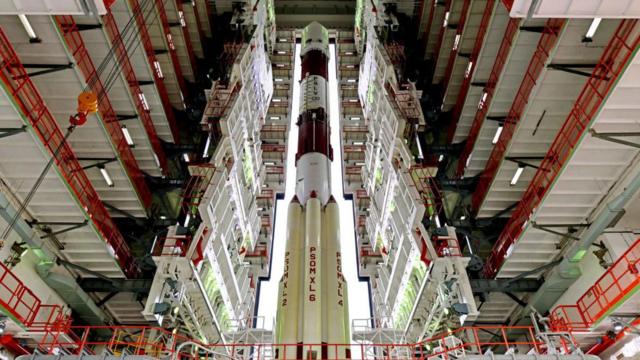 Indian rocket ready for launch 