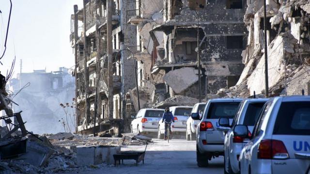 Население осажденного Алеппо