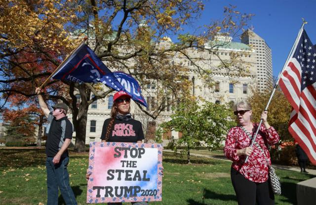 Stop the steal rally, Indianapolis 7 November 2020