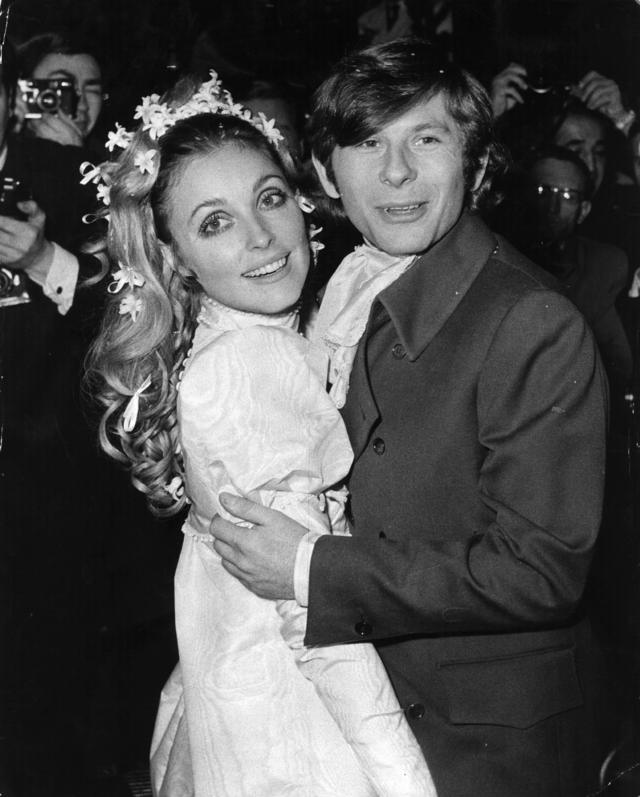 Роман Полански и Шэрон Тейт на собственной свадьбе в Лондоне. 20 января 1968 г.