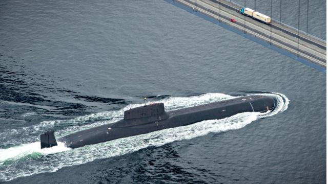 Российкая подводная лодка "Дмитрий Донской"
