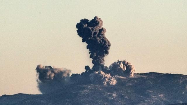 Авиация Турции бомбит позиции курдов на севере Сирии
