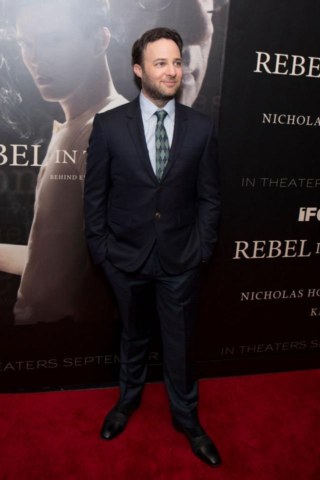 Режиссер Дэнни Стронг на премьере своего фильма "Бунтарь во ржи" ("За пропастью во ржи") в Нью-Йорке. 6 сентября 2017 г.