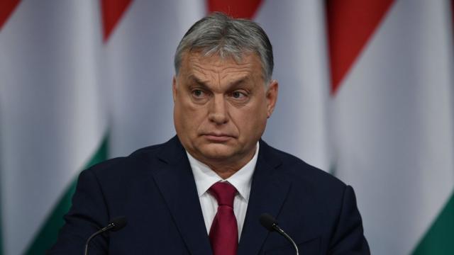 Премьер-министр Венгрии Виктор Орбан выступает с ежегодным посланием 16 февраля 2020 года