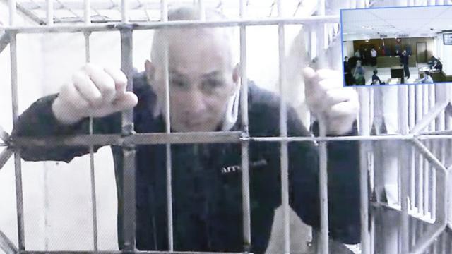Александр Шестун на видеотрансляции из СИЗО