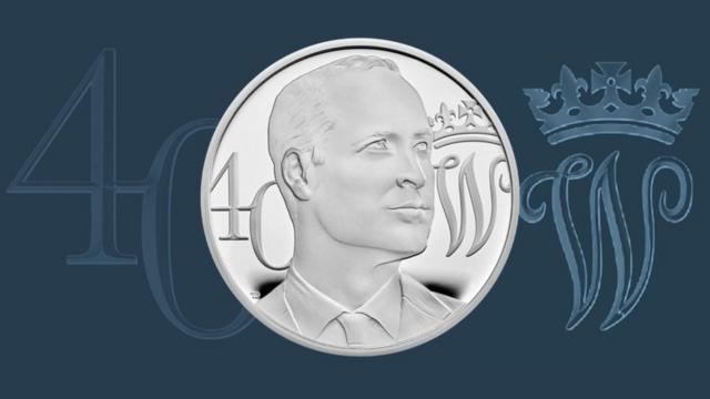 Монета с лицом принца Уильяма