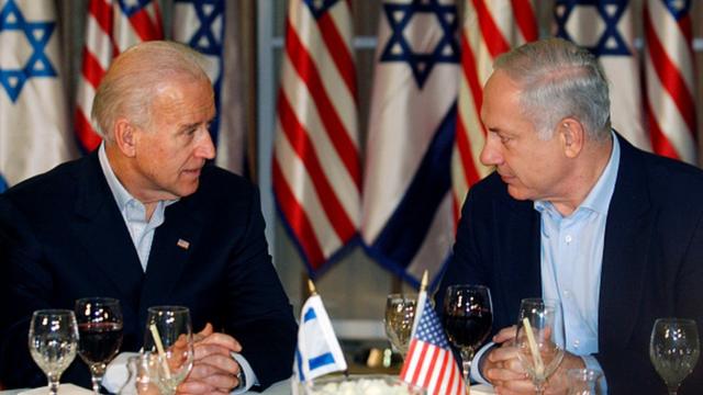 Джо Байден и Биби Нетаньяху