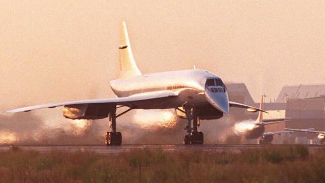 Concorde после посадки