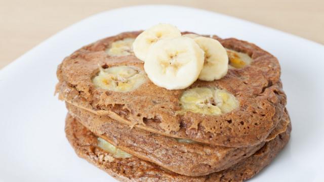 Блины из овсянки с бананами