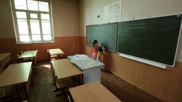 Школа в Южной Осетии, 2008 год