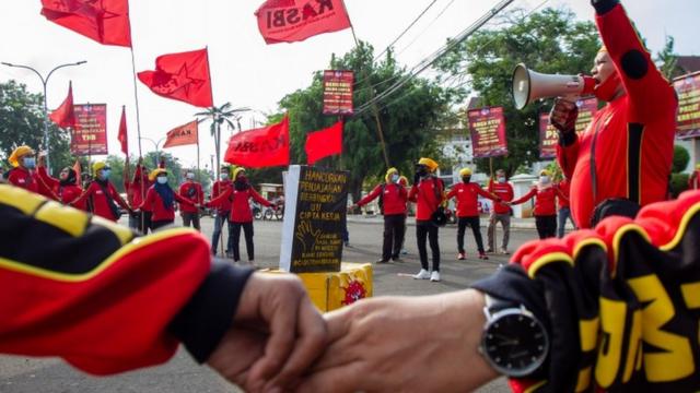 Демонстрация в Индонезии