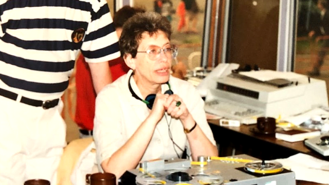 Татьяна Бен с коллегами по Русской службе Би-би-си, Киев, 1990
