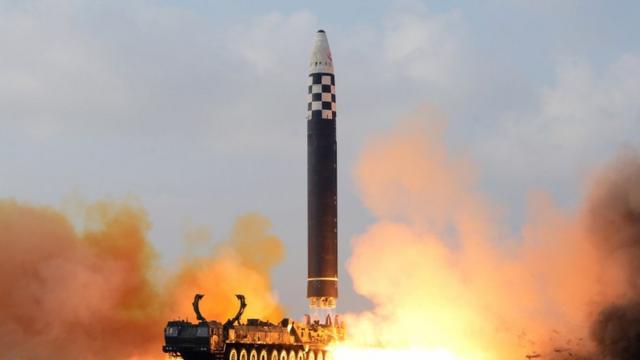 Запуск северокорейской ракеты