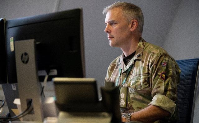 British Army Brigadier Chris King, Chief of the EUCOM Control Center – Ukraine