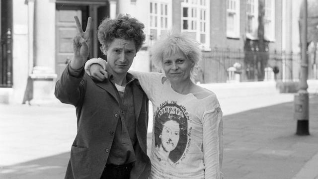 Малкольм Макларен и Вивьен Вествуд в Лондоне, 1977 год
