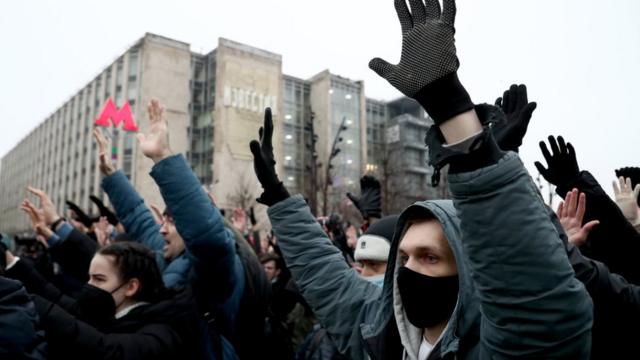 акция протеста в Москве