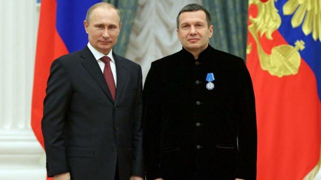 Vladimir Putin və Vladimir Solovyov