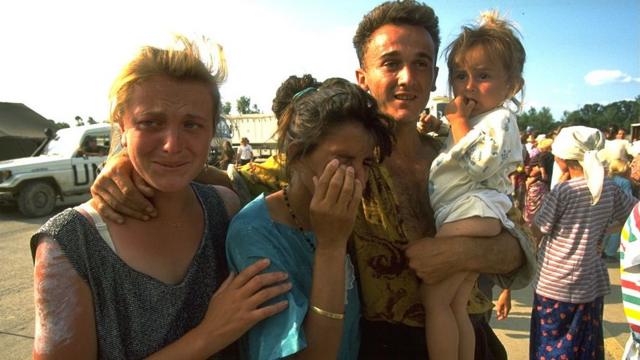 Біженці зі Сребрениці