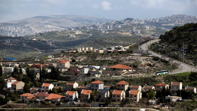 Израильское поселение Кедумим на Западном берегу, 20февраля 2020 год