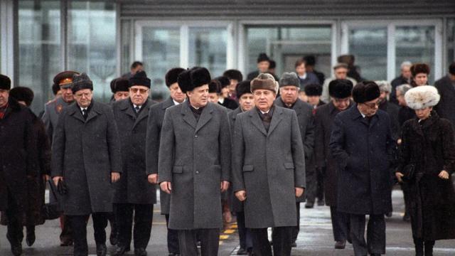 Михаил Горбачев и другие руководители СССР