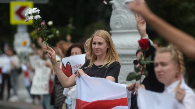 Протест оппозиции в Минске