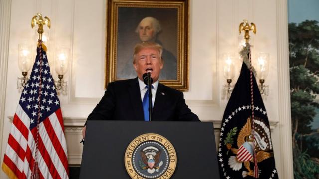 "Ирану не будет позволено стать ядерной угрозой подобно Северной Корее", - заявил президент Трамп