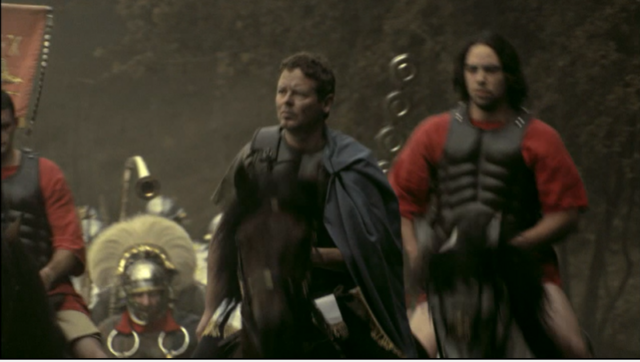 Римские легионы на пути в Уэльс. Какдр из документального фильма Би-би-си