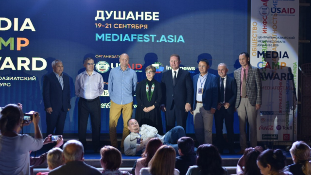 Манана Асламазян и центральноазиатские журналисты