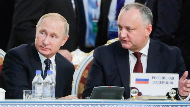 Игорь Додон и Путин