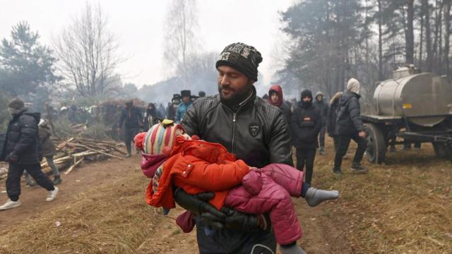 Миграционный кризис на границе Польши и Россиии