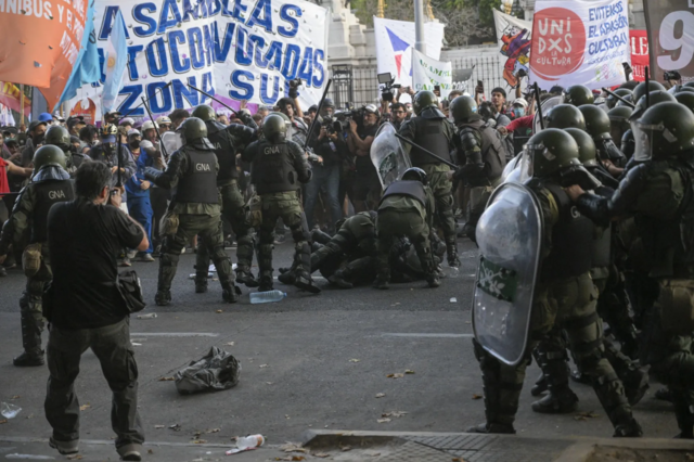 Протесты в Аргентине