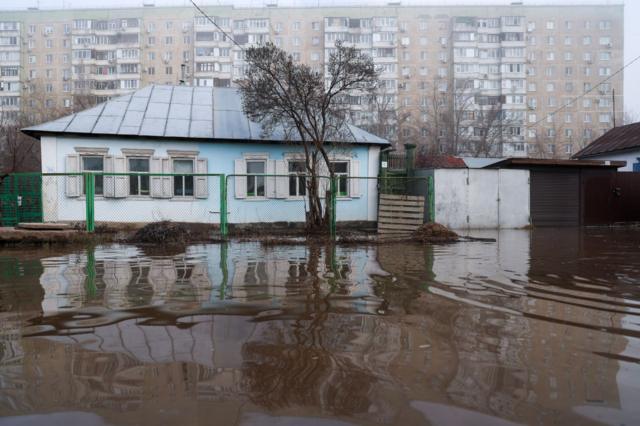 Затопление на улице Красная. 