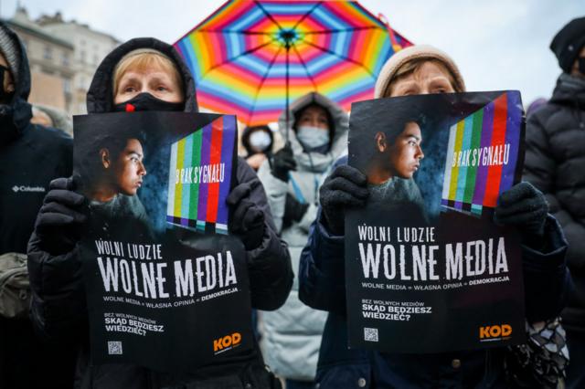 демонстрация за свободу прессы в Польше, 2019 год