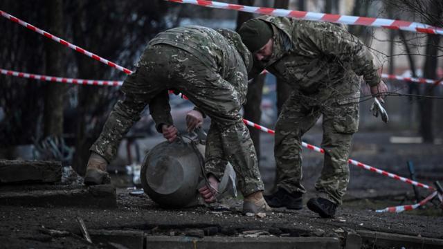 Упавшая ракета Киеве