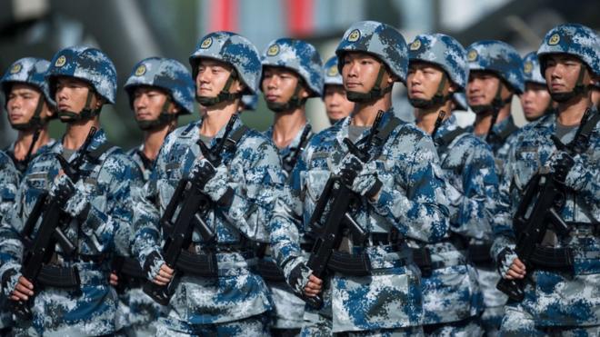 Солдаты Народно-освободительной армии Китая, 30 июня 2017