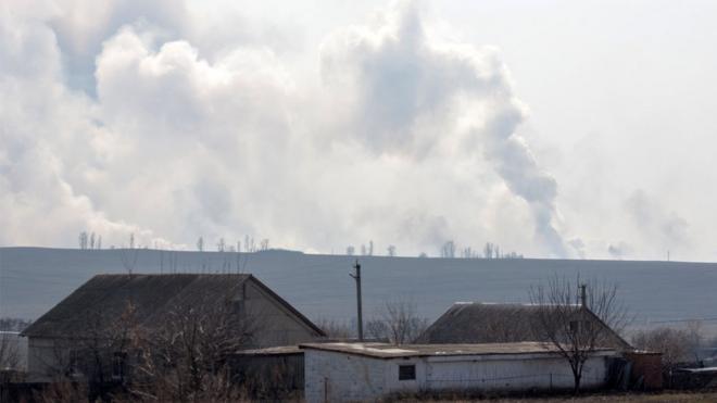 вибухи біля військового арсеналу поблизу Балаклії