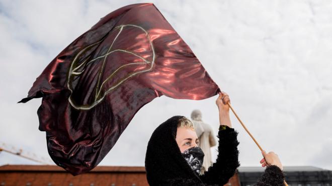 Extinction Rebellion protest in Berlin