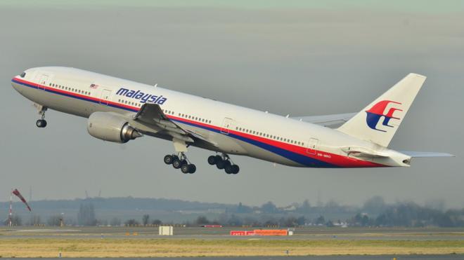 执飞马航MH370航班的失踪客机——9M-MRO号波音777客机