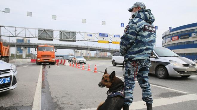 полицейский с собакой