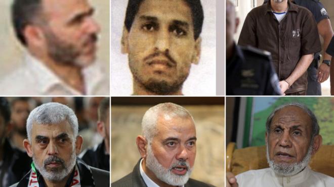 Шесть лидеров ХАМАС