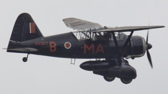 Британский военно-транспортный и разведывательный самолет Второй мировой войны "Лисандр"
