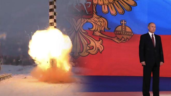 Значительную часть выступления в Манеже Путин посвятил новейшим вида вооружения.